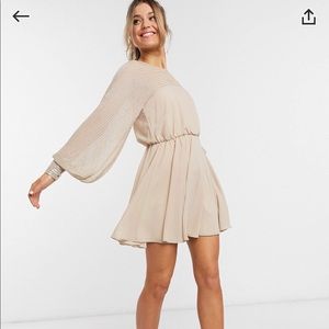 Embellished mini dress